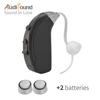 

Audisound 2018 New Best Hearing Aid Open Fit Hearing Aids Of Left Ear High-Low Tone&Convenient Hearing Aid with 2xA13 Battery