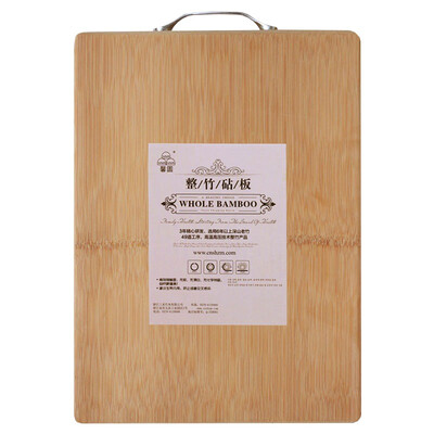 

Xin утолщенной округлые наковальни отбивная кости разделочная доска бамбук разделочную YZZ33 (38 * 28 * 3 см)