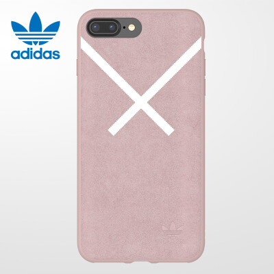 

Adidas iPhone8\7Plus Mobile Shell Imitation Deerskin Cashmere Apple 8\7Plus Men&39s Silicone All-inclusive Concise Non-slip Fall Protection Cover Pink