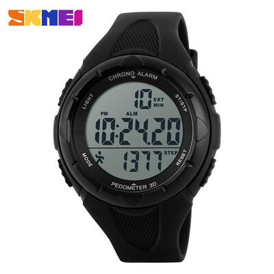 

Womens Pedometer LCD Digital Alarm Stopwatch Sport Watch