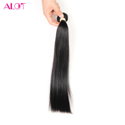 

Alot Hair Mongolian Straight Weave 100% человеческие волосы Virgin 1 Bundle Double Weft