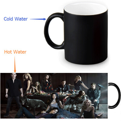 

Оригинальные 350 мл / 12 унций Heat Reveal Mug Color Change Чашка кофе Чувствительные морфинг-кружки Волшебная чашка для чайных чашек