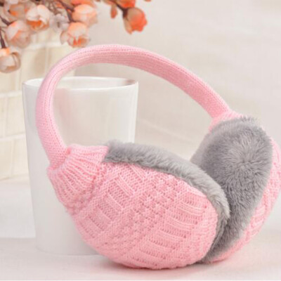 

2018 New Winter Earmuffs For Women Warm Unisex Ear Muffs Winter Ear Cover Knitted Plush Winter Ear Warmers