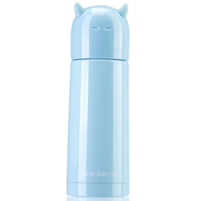 

Besses creative couple Insulation Cup Devil Men&39s Lady Stainless Steel Portable Water Cup BS-8126 Blue