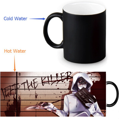 

Jeff The Killer Morphing Mug Color Change Tea Cup Magic Milk Coffee Mug