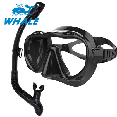

Whale Professional Water Sports Diving Mask for Scuba Gear Swimming Diving goggles snorkel set