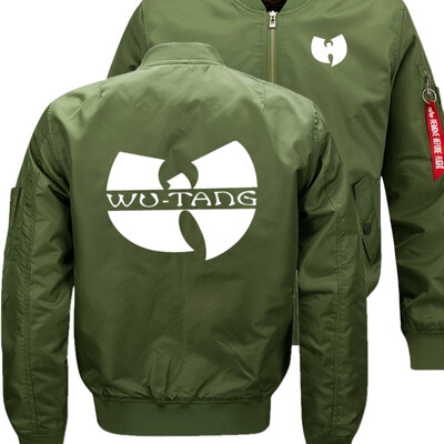 

Wu Tang Clan HIP HOP Bomber Flight Flying Jacket Winter thicken Warm Zipper Men Jackets Anime Mens Casual Coat 13