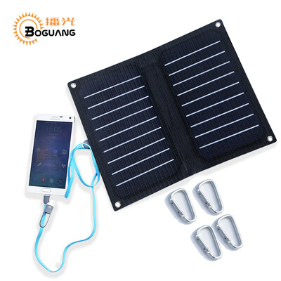 

Boguang Waterproof 5V 10W ETFE Solar Panel cell Solar charger Foldable Portable Power bank USB 5v 2A mobile phone tablet charger