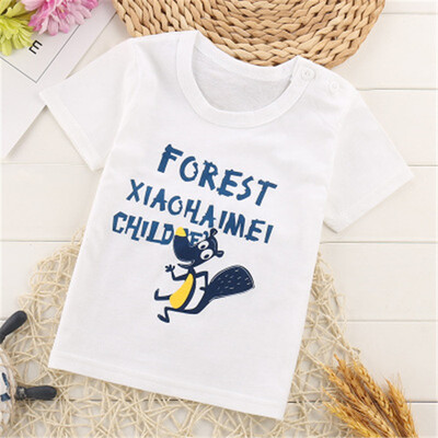 

2018 Cotton Kids T-Shirt Children Summer Short Sleeve T-Shirts For Boys Girls Clothes Baby Boy T Shirt Toddler Tops