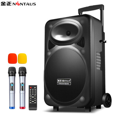 

Jinzheng (NINTAUS) N9 15-дюймовый квадратный танец аудио наружный портативный динамик мобильный высокой мощности Bluetooth динамик рычаг динамик черный
