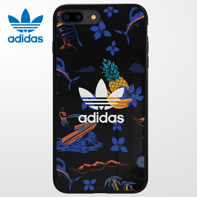 

Adidas iPhone 7/8 Plus Fashion Printing Mobile Shell Творческая личность бренда Tide Brand Original Original All-inclusive Прочный рукав для защиты от падения - Пляжный стиль