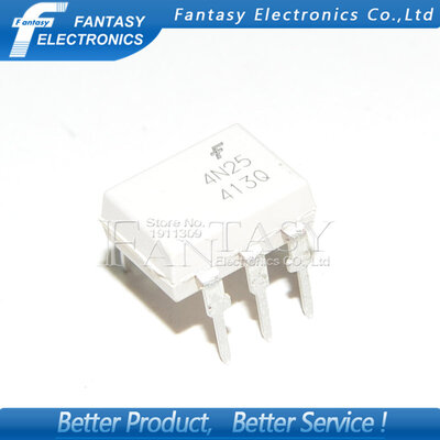 

10PCS 4N25 DIP6 DIP photoelectric coupler new and original free shipping