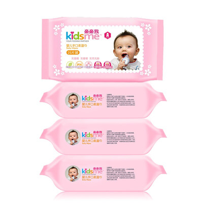 

Jingdong supermarket kiss me kidsme baby mouth soft wet paper towel size packaging 80 pumping 4 25 pumping 4