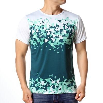 

Mens Summer Printed Short Sleeve Shirt