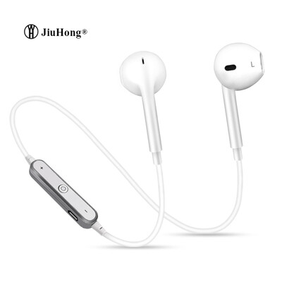 

WH S6 спорт Bluetooth наушники Мини-стерео новый умный Earbuds музыка Наушники 4.1 с микрофоном для телефона Samsung