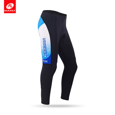 

NUCKILY SpringAutumn Cycling Tights Womens Blue Star Special Design 3D Padded Sport Pants GD005