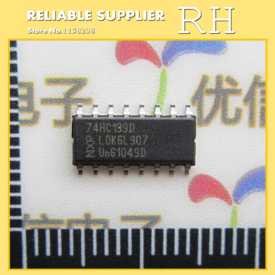 

100pcslot 74HC139D 74HC139DR SOP16 2 Line to 4 line decoder