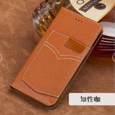 

Genuine Leather flip Case For Samsung S6 S7 S8 Plus Note 8 Cowboy card slot Wallet Phone Cover