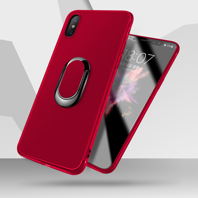 

Lanyos для Iphone X Phone Case Мягкий кремниевый TPU Защитный чехол для телефона с держателем пальца