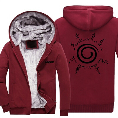 

2018 autumn hot anime sweatshirt men blood youth Uzumaki Naruto Fashion brand clothing hip hop fitness mens hoodies funny