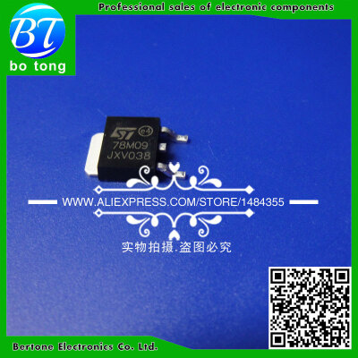 

100pcs/lot Free shipping wholesale market low 78M09 TO-252 three-terminal regulator IC chip large standing stock