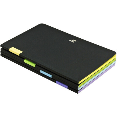 

Office Depot OD3032 Creative Series Notepad Notebook Diary 32K Black Cover Color Inside Page 4 Set Four Colors