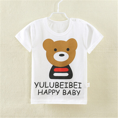 

2018 Cotton Kids T-Shirt Children Summer Short Sleeve T-Shirts For Boys Girls Clothes Baby Boy T Shirt Toddler Tops