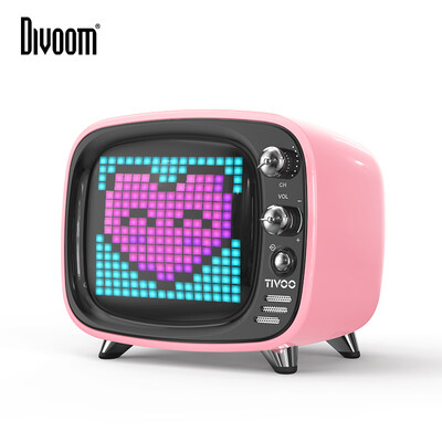 

Divoom Tivoo Pixel Bluetooth-динамик Беспроводная мини-карта Smart APP Будильник Creative Sound Subwoofer 2018 New
