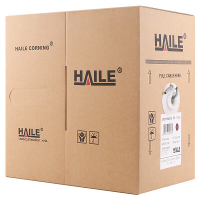 

Haile HT5208 original engineering grade five network cable unshielded 8-core twisted pair 305 meters 2 boxes