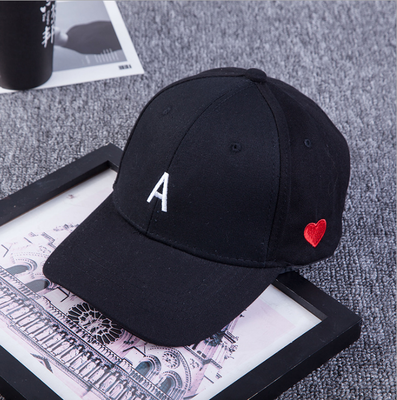 

Бейсбольная кепка Men Lady Регулируемая крышка Casual Cap Side Вышивка Love Letter A Cap Cap Sport Snapback Summer Fall Hat