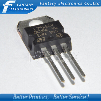 

100PCS L7915CV TO220 L7915 TO-220 7915 LM7915 MC7915 new&original IC free shipping