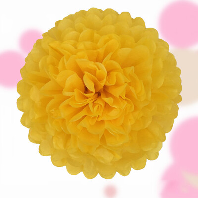 

6inch 1piece pompon Tissue Paper Pom Poms Flower Balls for wedding room Decoration Party Supplies diy craft paper flower