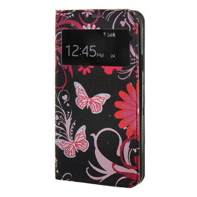 

MOONCASE Чехол для Samsung Галактики S5 тонкий флип кожаный бумажник карты и kickstand Чехол / а02