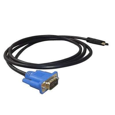 

huayuan 6 футов 1.8m новых HDMI для VGA кабель между мужчинами видео адаптер для HDTV, компьютер, ноутбук
