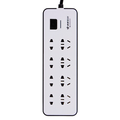

Jishun JSW Power Strip withwithout 3 USB Ports White