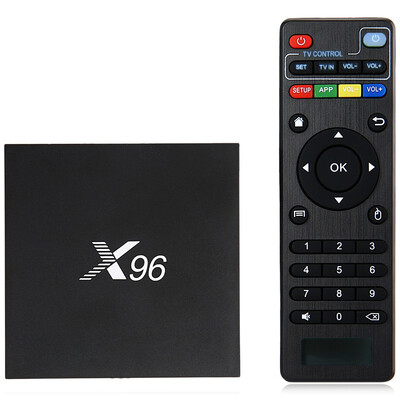 

X96 TV Box Set Top Box Amlogic S905X Quad Core 24GHz WiFi HDMI 20 with USB 20 AV LAN TF Card Slot