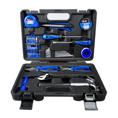 

RAYENR Household Tool Set Manual Combination Toolbox Set Hardware Tool Set Multi-function Toolbox Household Hardware Set NR9003