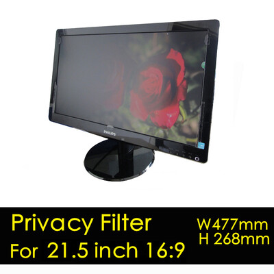 

215 Inch Diagonally Measured Privacy Screen Filter for Widescreen Desktops Computer Monitor Anti Glare