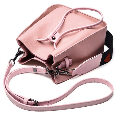 

POLO ladies shoulder bag simple child bucket bag multi-function trend slung female bag ZY340P371J beige