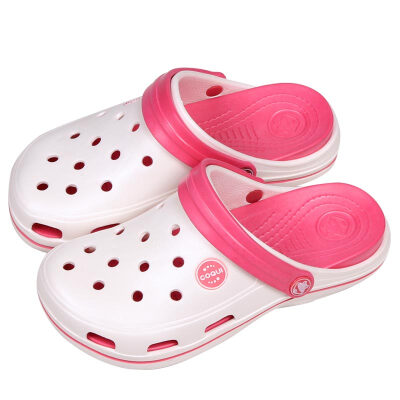 

Cool fun Coqui couple hole shoes garden shoes beach shoes home sandals&slippers pearl white 36 yards CQ1202