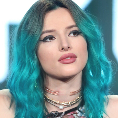 

AISI HAIR Синтетический тень Красный синий розовый парик для черных женщин 14 "Длинная волна воды Ложные волосы