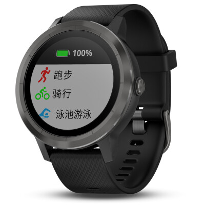 

Garmin GAR3 black PVD coating smart watch men&women sports running table riding swimming call reminder sports watch sleep