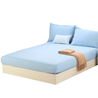 

iDouillet Native American Fitted Sheet Set&Pillowcase Soild Colour Full Twin Queen Size Deep 25cm