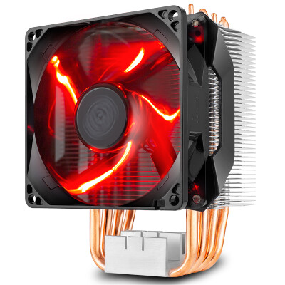 

Cooler Master T410R CPU air-cooled radiator supports multi-platform 4 heat pipe PWM temperature control LED fan back lock buckle direct contact heat pipe