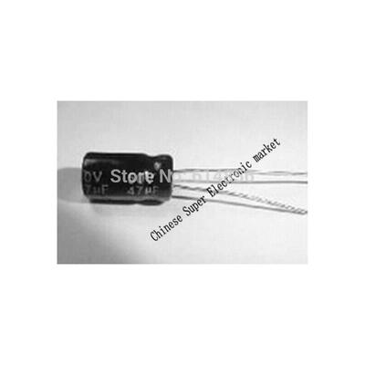 

100pcs 50V/47UF 50V 47UF 6.3*12MM Aluminum Electrolytic Capacitor