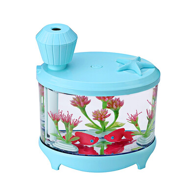 

460ml Fish Tank Essential Oil Diffuser Air Mist увлажнитель с Whisper-quiet Operation Portable USB 7 Изменение цвета светодиодных фонарей