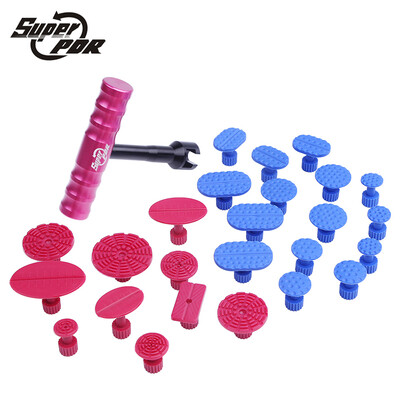 

PDR инструменты для авто вмятины ремонта мини портативный подъемник съемник Т-бар автомобиля paintless с 26 шт