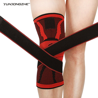 

YUNDONGZHE Elastic Basketball Volleyball Knee Pad Support Leg Wrap Protector Guard