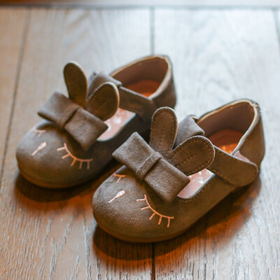 

Children Shoes Girls Shoes 2018 Spring New Fashion Cute Rabbit Toddler Baby Shoes Soft Sole Kids Shoes for Girl Princess Flat