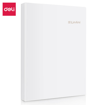 

Deli deli music series 30 pages A4 pocket information booklet folder folder student paper storage bag layer cloud white single only 72212